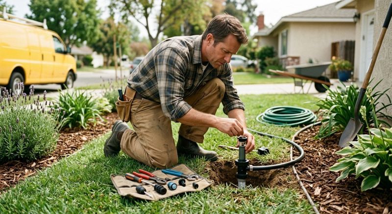 Garden Sprinkler Repair in Ventura County, CA