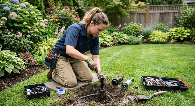 Garden Sprinkler Replacement in Aiken, SC