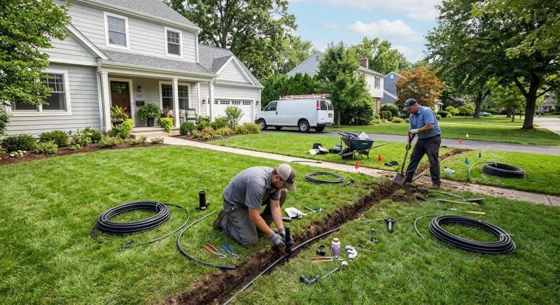 Grass Sprinkler Installation in Aiken, SC