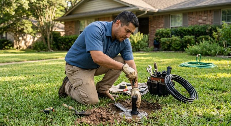 Sprinkler Line Repair in Ventura County, CA