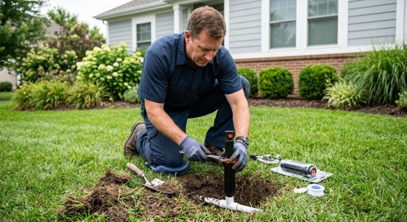 Sprinkler Line Replacement in Ventura County, CA